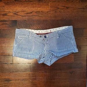 Striped Hollister Short Shorts Size 3